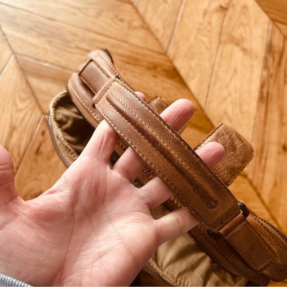 FP Movement by Free People Tan Leather Backpack - Picture 4 of 6